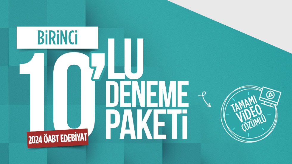 ÖABT Türk Dili ve Edebiyat - İlk 10 lu Deneme Paketi